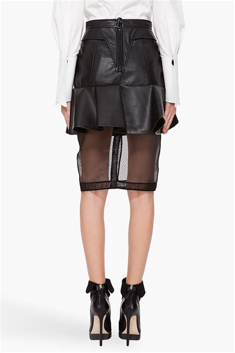 Women's Givenchy Leather & Faux Leather Skirts 